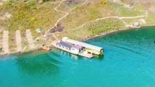 万峰湖网红钓场图片,渔乐无穷，美景如画的人间仙境